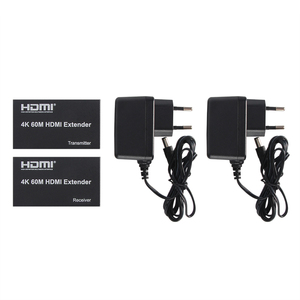 VCOM 1080P 3D <strong>HDMI</strong> Transmitter Receiver 60m <strong>HDMI</strong> Network Signal Extender with IR Cat5e Cat6 Ethernet Cable - Product Image 4