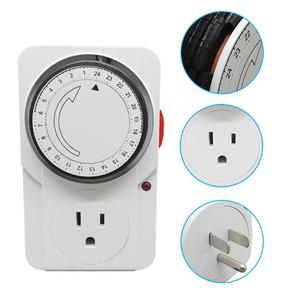 EU Stecker 24 Stunde Programmierbare Mechanische Elektrische Stecker Programm Timer Netzschalter Energie Saver - Product Image 5