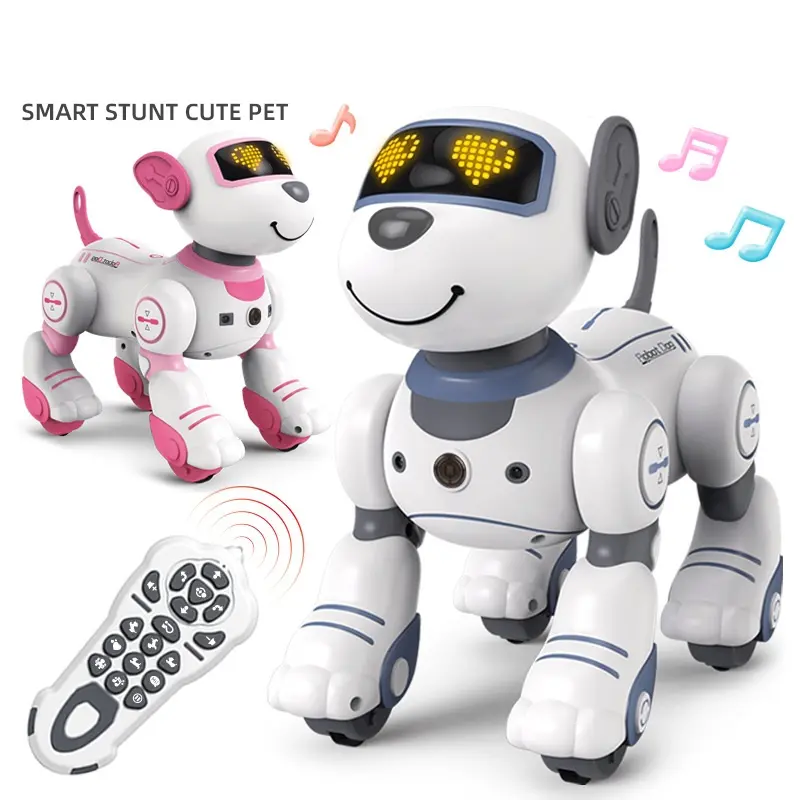 Yeni tasarım akıllı RC Robot köpek akıllı Robot AI programlama uzaktan kumanda dublör Robot köpek