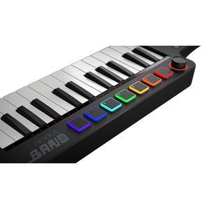 Guitarra de fusión sin cuerdas de banda Midiplus, controlador inalámbrico multifunción MIDI inteligente portátil, teclado de hombro estándar - Product Image 6
