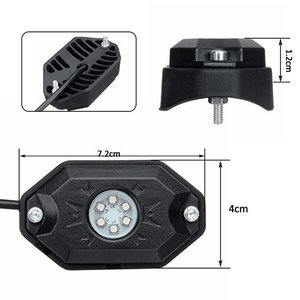 转向灯闪烁频闪3ft 5ft led RGB舞蹈bluetooths控制鞭状天线灯吉普ATV UTV北极星RZR - Product Image 3