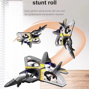 מטוס Rc קצף מטוס v17 מטוס קרב 2.4ghz 360 סיבוב מטוסים Rc