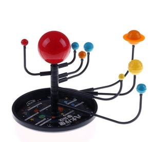 Güneş sistemi eğitim teknolojisi DIY sekiz gezegenler bilim oyuncaklar Planetarium modeli montaj öğretim yardımı çocuk oyuncakları çocuklar için - Product Image 4