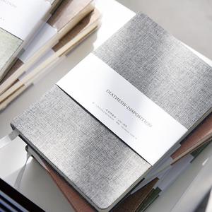 Diario de lino, cuadernos personalizados de tapa dura, suministros escolares A5, diario elegante, bonito diario con buena calidad - Product Image 5