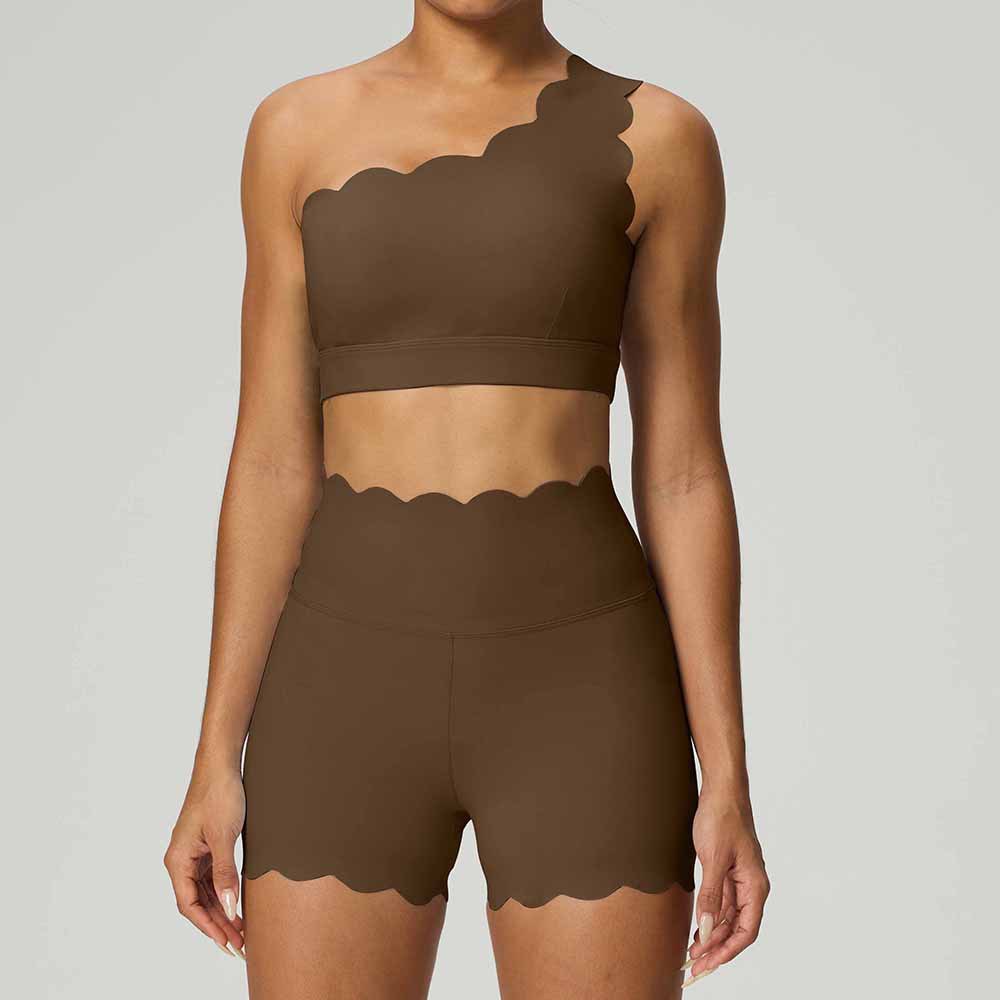 Hot Chocolate HOT CHOCOLATE Single Shoulder Bra Shorts
