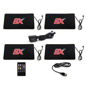 USB bir dört silikon ışık kılavuzu malzeme araba iç dekorasyon atmosfer ışığı 5-12V dahili ayak ışık insan - Product Image 1
