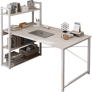 Sky-Touch Reversible 4-Tier nghiên cứu kệ sách lưu trữ dễ dàng lắp ráp nhà PC Bàn với góc kệ - Product Image 1