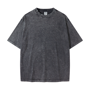 男性用Tシャツ260 Gsmコットンヘビー級ストリートウェアアシッドウォッシュオーバーサイズTシャツカスタム - Product Image 2