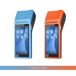 Q2I Pos Machine Red 3G Sistema Android 11 2GB RAM 16GB ROM Dispositivo Pos de lotería de mano con impresora térmica - Product Image 2