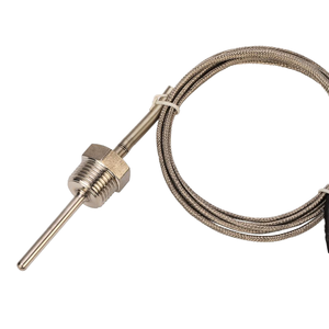 Termopar tipo K Sonda de sensor de temperatura impermeable Dos cables Acero inoxidable NPT3/4 \ "BSPT para controlador de temperatura PID - Product Image 3