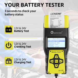Tester del sistema di batterie BA1000 12V/24V Tester della batteria macchina diagnostica per auto automobilistica e programmazione per auto