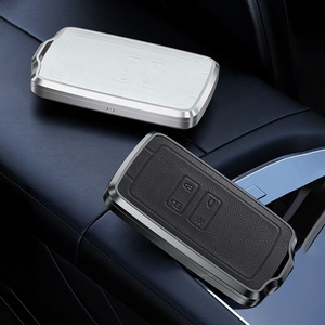 <strong>Key</strong> case for Renault Car <strong>Key</strong> Shell Koleos Kadjar <strong>Espace</strong> Aluminum Alloy Leather TPU Car <strong>Key</strong> Protect Cover - Product Image 1