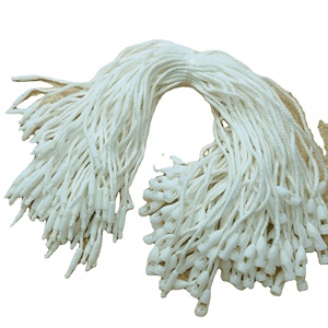 <strong>Hang</strong> <strong>Tag</strong> <strong>String</strong> <strong>Loop</strong> Polyester Hangtag <strong>String</strong> Wax Seal Lock <strong>String</strong> Garment 1000pcs/pack Hangtag - Product Image 1