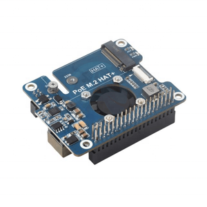Adaptador PCIe a M.2 con función PoE para Raspberry Pi 5 compatible con el protocolo NVMe M.2 SSD lectura/escritura de alta velocidad - Product Image 1