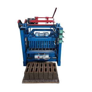 Idea para pequeñas empresas, máquina para fabricar bloques de enclavamiento 4-35, fabricante de ladrillos de cemento eficiente con motor central y componentes PLC - Product Image 4