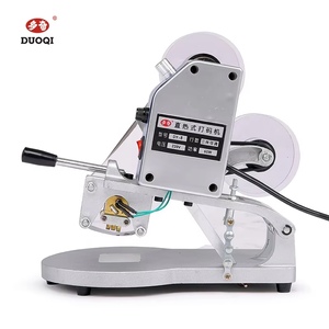 Direct Continuous Belt Heat Sealer Heiß siegel Charge wird verwendet Plastiktüte Exp Datum Chargen nummer Druck codier maschinen - Product Image 5