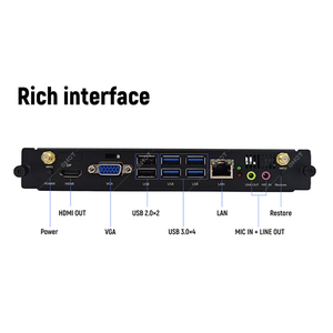 Gran oferta, PC OPS de 80 Pines, Mini módulo OPS, pantalla táctil, HM86 ordenador integrado, ordenador Linux OPS de 4. ª generación para pizarra blanca de Panel plano - Product Image 4