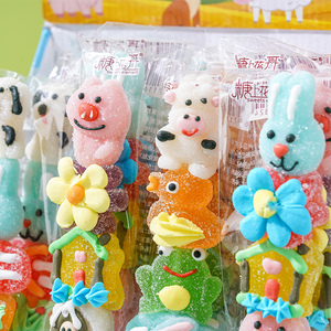 Il fumetto halal all'ingrosso fa a mano la caramella morbida della serie di lecca-lecca <span class=keywords><strong>marshmallow</strong></span> - Product Image 6