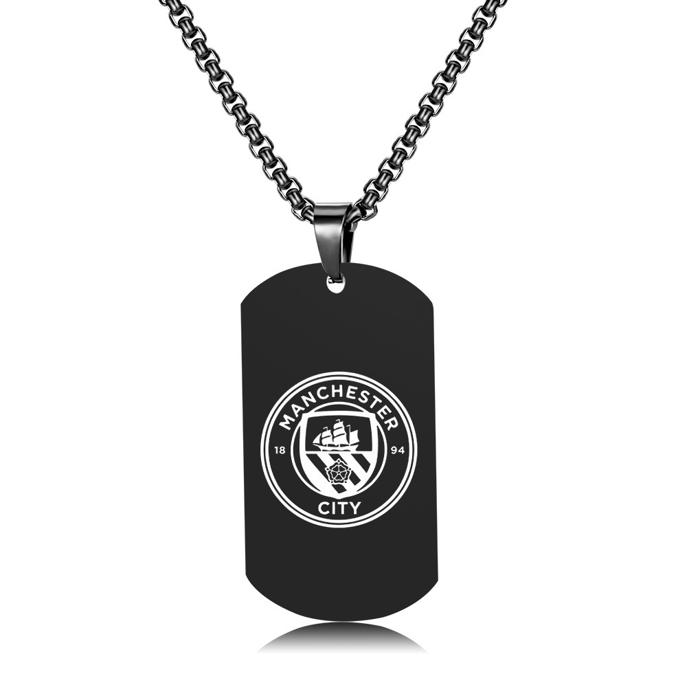 Collier noir Manchester City