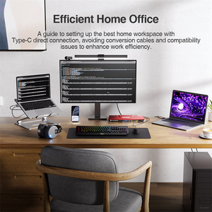 TESmart 3端口usb-c KVM交换机4K60Hz，带USB集线器和音频端口3x1 KVM切换器 - Product Image 3