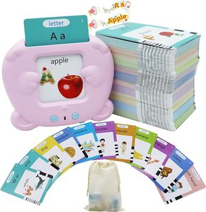 Preschool צעצועים חינוכיים לילדים מונטסורי דו-לשוניים מדברים כרטיס פלאש מכונת לימוד צעצועים לסטודנטים