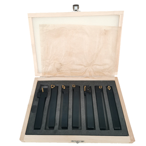 Wholesale 1/2&quot; External <strong>Turning</strong> Grooving Threading Holder 7pcs Indexable <strong>Turning</strong> <strong>Tool</strong> <strong>Set</strong> with Wooden Box for CNC Machining - Product Image 3