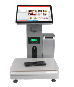 POS-Systeme Registrier kasse mit AI-Waage Checkout Scale Machine mit bewölktem Online-Android-Software programm für den Einzelhandel