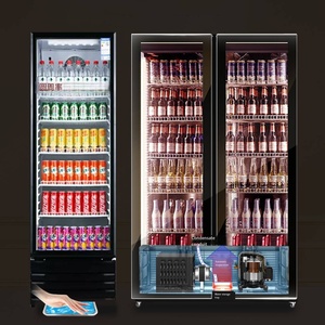 Rebirth <span class=keywords><strong>SUPERSTORE</strong></span> hiển thị dọc sử dụng trở lại thanh cửa kính hiển thị trường hợp tủ đông cho rau và trái cây - Product Image 6