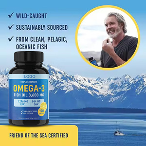 Omega - 3 yumuşak kapsül çoklu doymamış yağ asidi besin takviyeleri diyet takviyeleri balık yağı EPA ve DHA açısından zengindir - Product Image 3