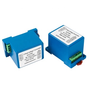 3フェーズ4ワイヤRS485 AC電圧トランスデューサーセンサー0-100V 0-200V 0-300V 0-465V to 4-20mA 0-10V AC電圧信号分離モジュール - Product Image 1