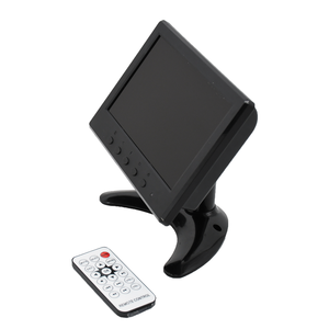 Monitor de vehículos TFT LCD de 7 pulgadas, pantalla de marcha atrás para camiones, monitores de pantalla retrovisora de 7 pulgadas, monitores de grabadora de vídeo para coche