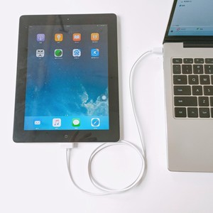 USB 2.0 C ตัวผู้กับสายชาร์จซิงค์ข้อมูลตัวผู้กับ30PIN - Product Image 3