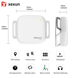 Xexun迷你跟踪器芯片定位器Airtag Para Perros Para Mascotas牛跟踪设备微芯片宠物狗标签热带<span class=keywords><strong>Gps</strong></span> - Product Image 2