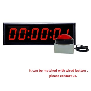 Factory Supply Professional 1,8-Zoll-Display 7-Segment-LED-Countdown-Timer Digitale Wanduhr Akzeptieren Sie die benutzer definierte NTP POE-GPS-Funktion