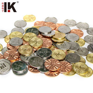 批发定制黄铜硬币推动器金属硬币操作游戏代币自动售货洗衣游乐爪机拱廊