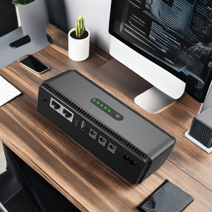 HKIVI Mini UPS Power Supply New Design 8800/10400mAh Lithium Battery 5V/9V/12V POE 15V/24V <strong>WiFi</strong> Router Single Phase <strong>Input</strong> <strong>Output</strong> - Product Image 4