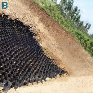 الخواص الهندسية Hdpe geocel للخلايا الجيولوجية لبناء تثبيت جدران الحفاظ على التربة - Product Image 1