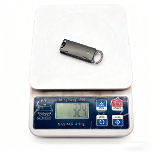 Titanyum Alaşımlı Taşınabilir Mini Cep Bıçağı Dikdörtgen CNC Tasarım Çift Taraflı Hayatta Kalma Aracı Kamp Avı için Dayanıklı Keskin - Product Image 6