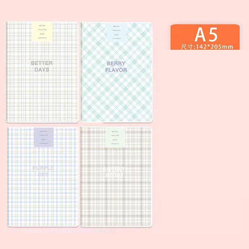 A5 Style Pluie Ensoleillée (96 feuilles) 1 pièce, 4 pièces par ensemble