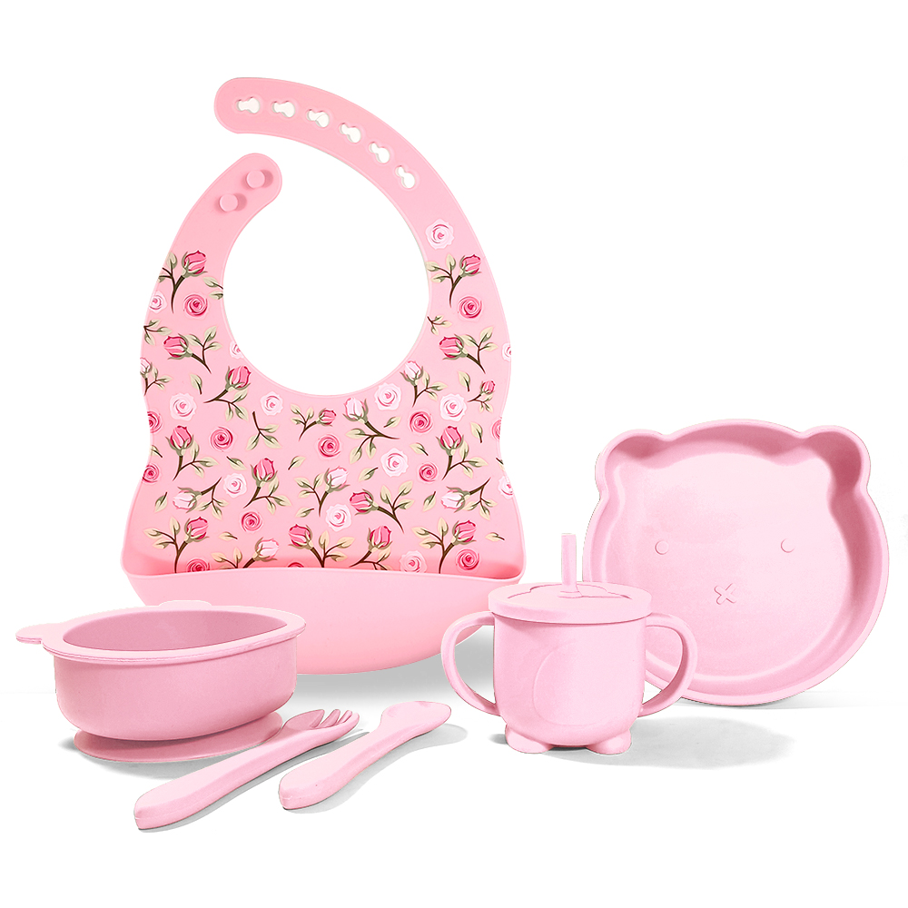 6 # fleur rose chaud