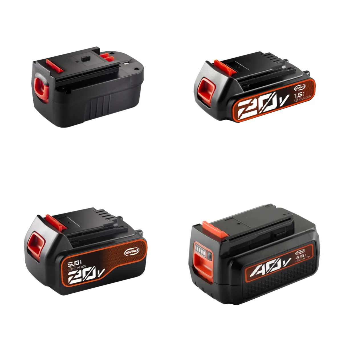 Batteria agli ioni di litio 18 V 20V 40V per batteria sostitutiva Black And Decker da 18 Volt per batteria HPB18 LBX2020 LST136