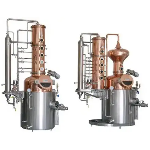 Best Price Stainless Steel / Copper Column Alcohol Distiller Distillation Equipment For Sale
