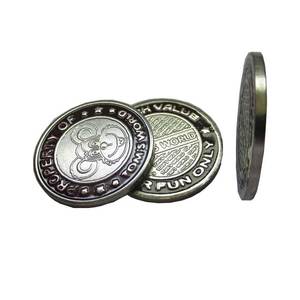 直接工厂定制游戏币代币不锈钢街机游戏机娱乐投币游戏机 - Product Image 1