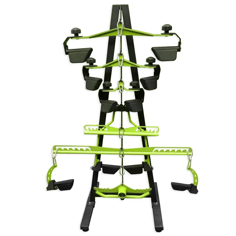 Gym Cable Machine 8 pezzi Mag Grip set attacco maniglie posteriori impugnature Mag con Rack