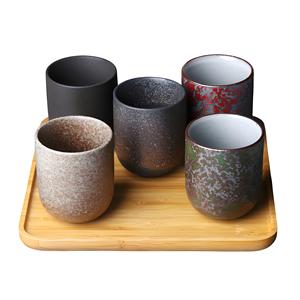 1100度高温焼き和風ハンドルレスセラミックYerbaMate抹茶カンフーユノミティー陶器カップ