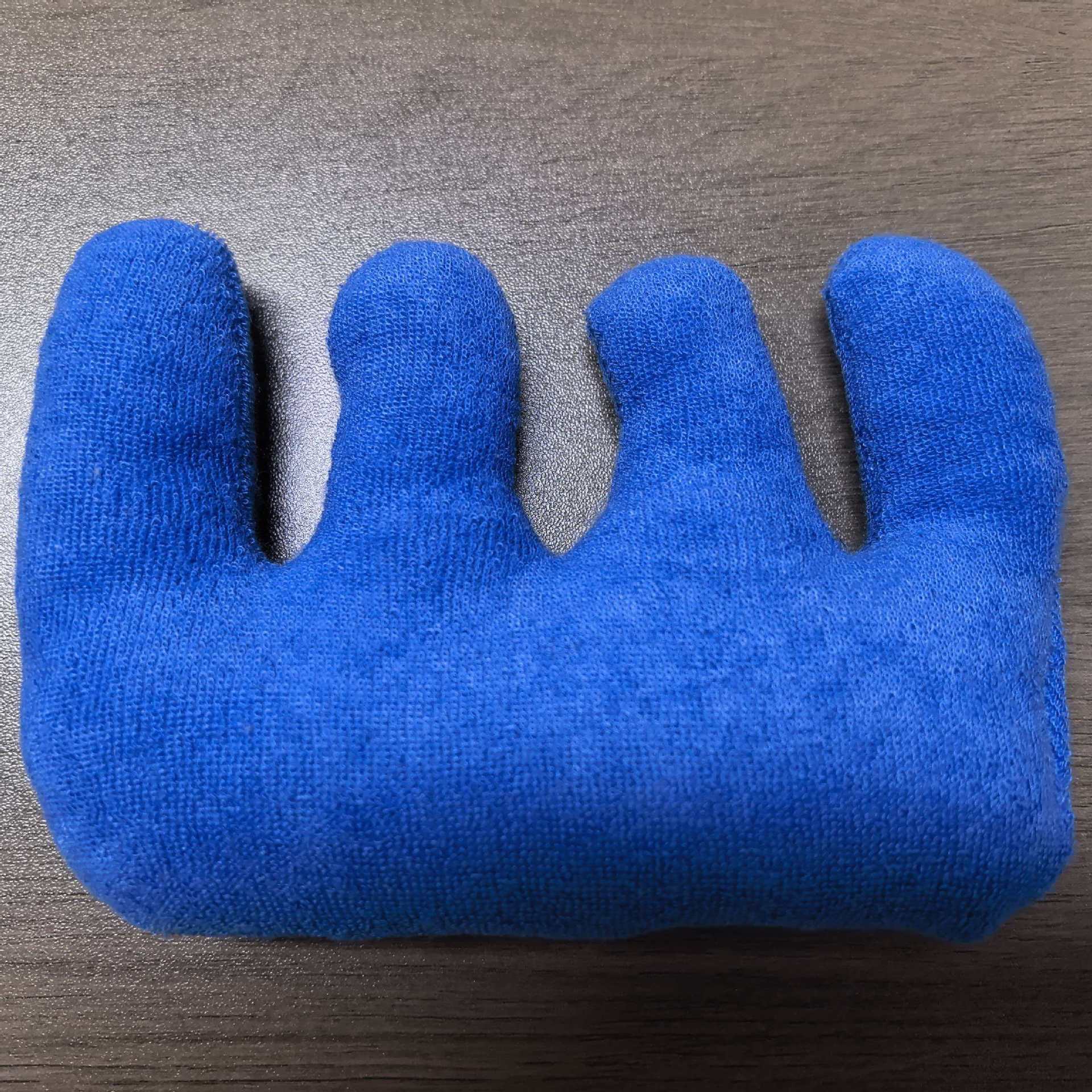 Finger pad for four fingers - blue