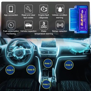 Prezzo di fabbrica Mini ELM327 V2.1 OBD2 lettore di codici Scanner per Android olmo 327 Bluetooth strumento diagnostico rilevatore di guasti - Product Image 2