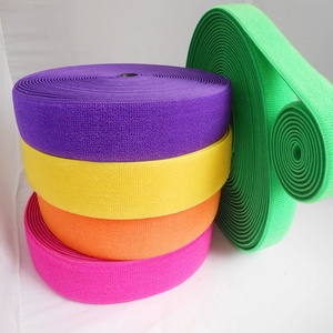 Wholesale <strong>Elastic</strong> Un-napped <strong>Loop</strong> , Hook and <strong>Loop</strong> From OEM Factory - Product Image 5