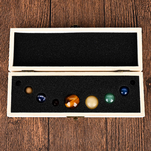 9pcs/set Crystal Ball Solar System Planets Science Educational Display Set With Gift Box Perfect for Christmas Gift - Product Image 5