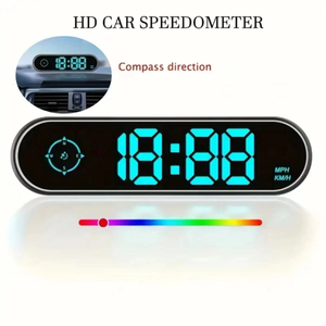 Universal Car HUD GPS Positioning Car Colorful Head-up Display KMH/<strong>MPH</strong> One-click Switch USB Power Speedometer - Product Image 3